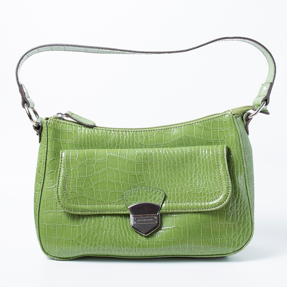LIZ CLAIBORNE Green Shoulder Bag